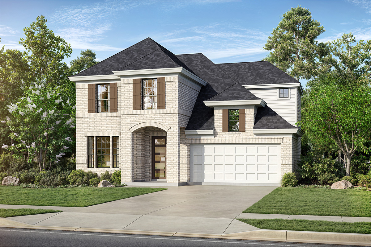 Aspen C - 2 Story House Plans in Frisco TX