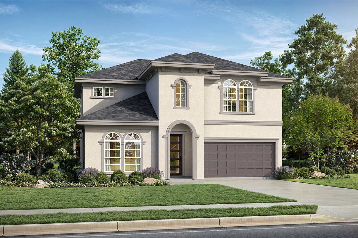 Florence Elv B - 2 Story House Plans in Frisco TX