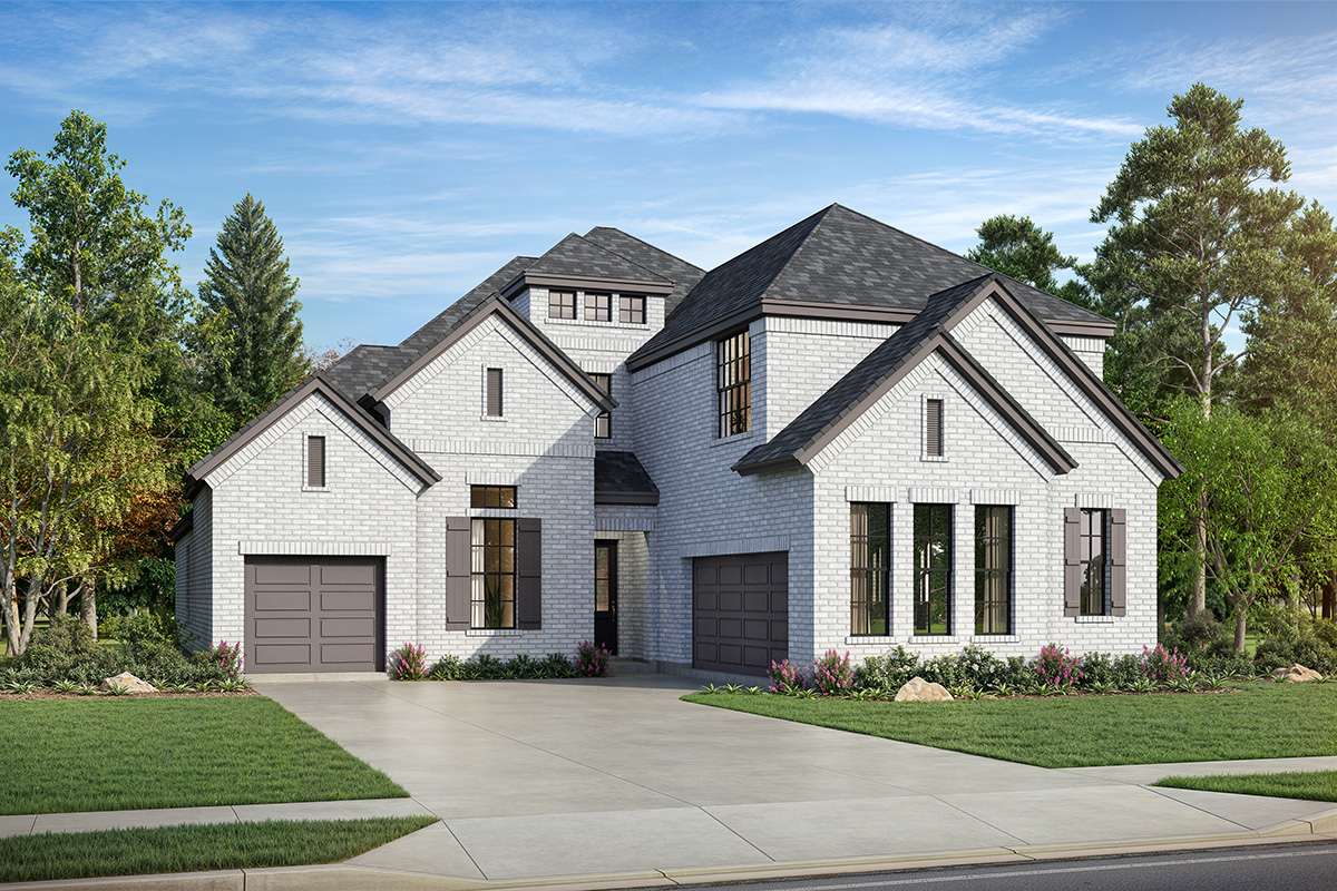 Provence A - 2 Story House Plans in Frisco TX